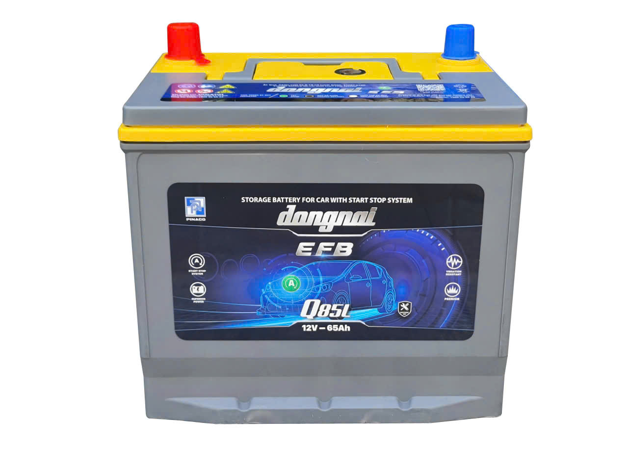 Bình ắc quy Đồng Nai Q85L 12V-65Ah