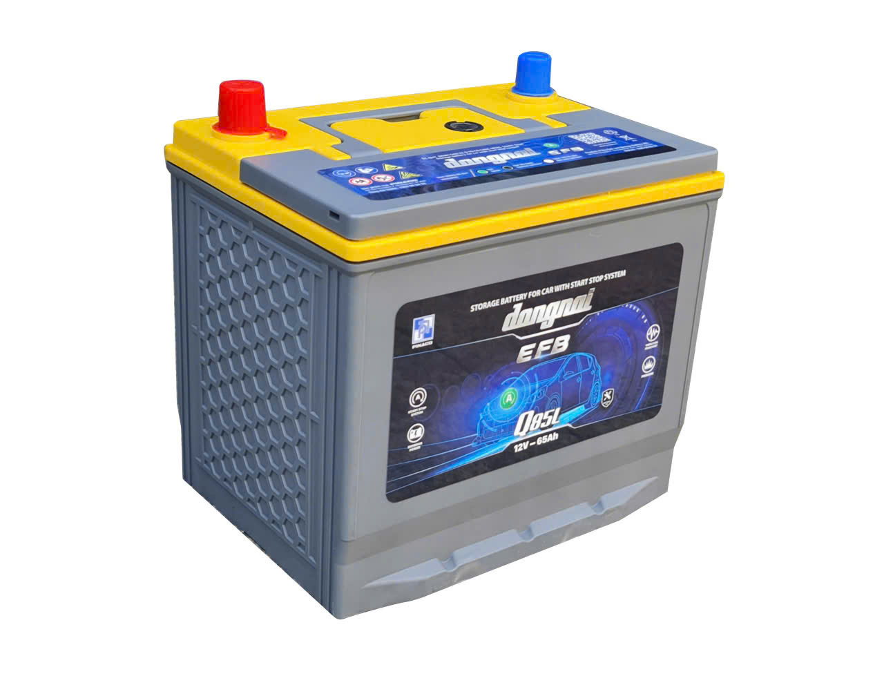 Bình ắc quy Đồng Nai Q85L 12V-65Ah