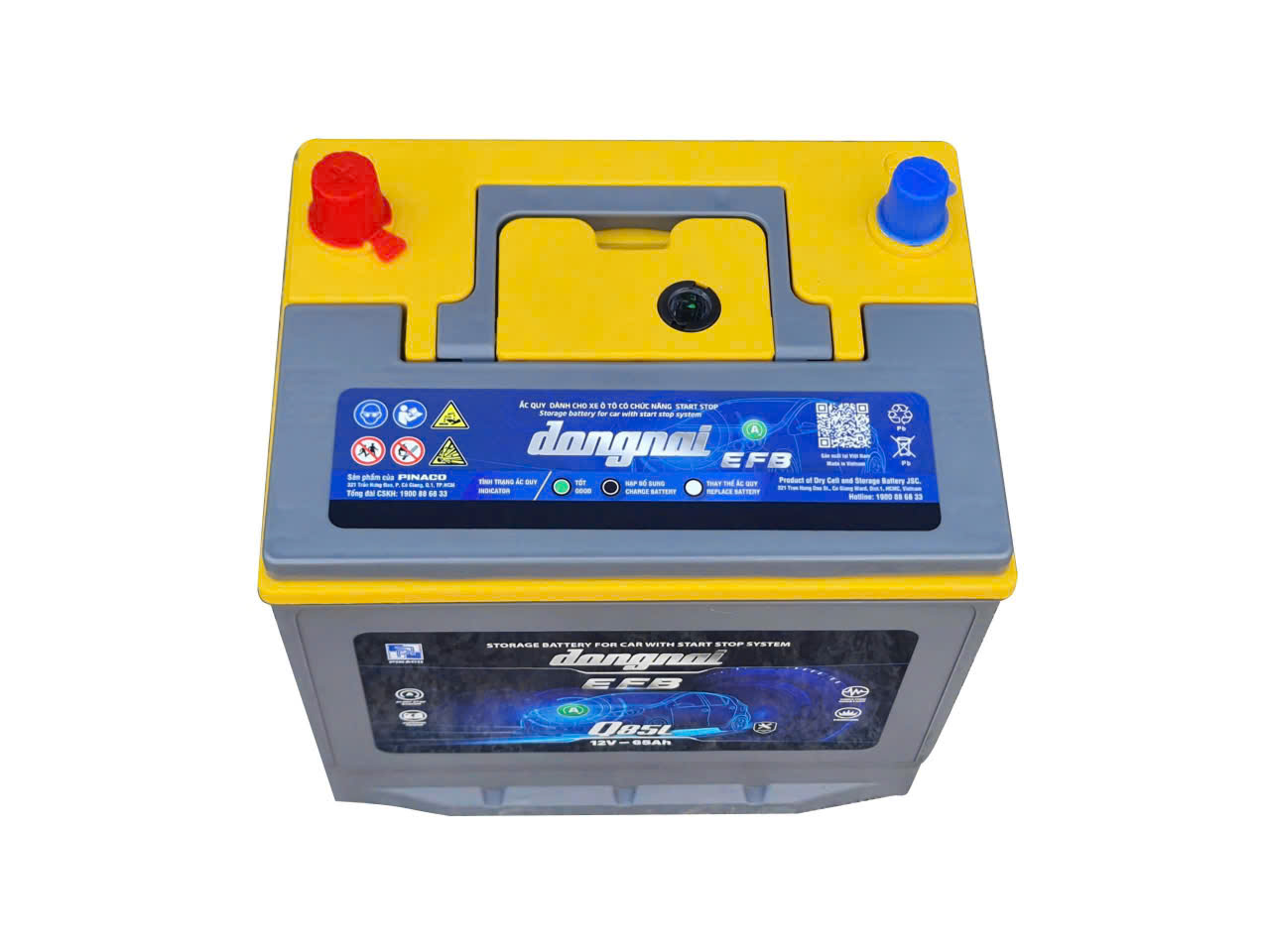 Bình ắc quy Đồng Nai Q85L 12V-65Ah