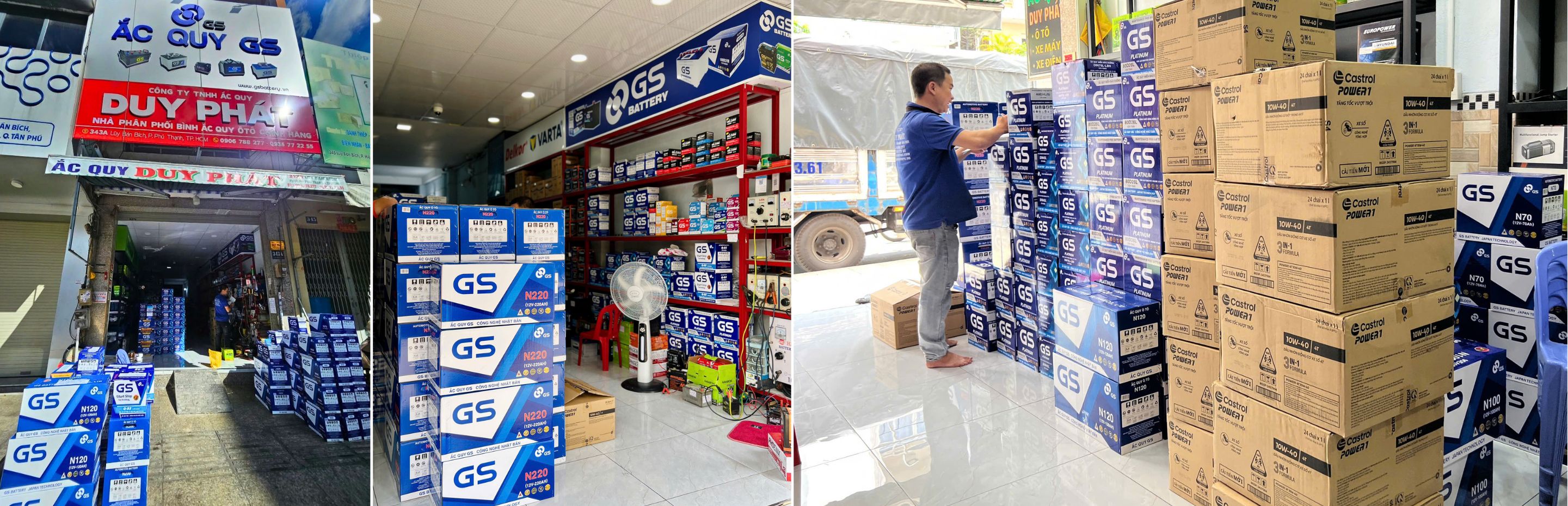 Đại lý ắc quy Duy Phát chuyên phân phối ắc quy GS cho toàn khu vực Tp.HCM