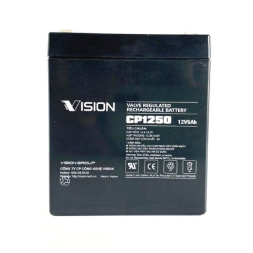 Bình ắc quy Vision CP1250 12V 5Ah