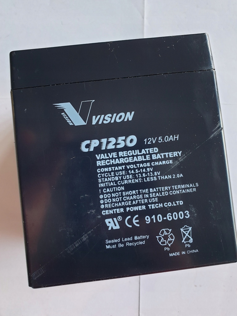Bình ắc quy Vision CP1250 12V 5Ah