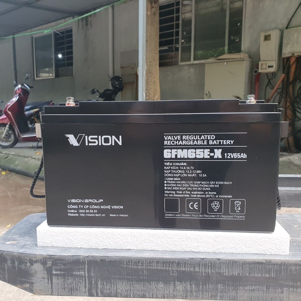 Bình ắc quy Vision 6FM65E-X 12V 65Ah