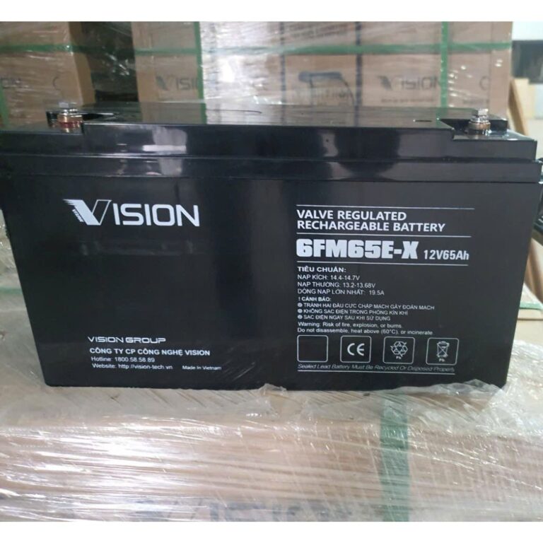 Bình ắc quy Vision 6FM65E-X 12V 65Ah