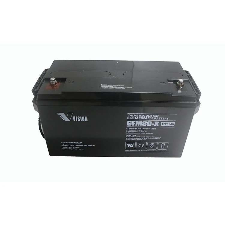 Bình ắc quy Vision 6FM80-X 12V 80Ah