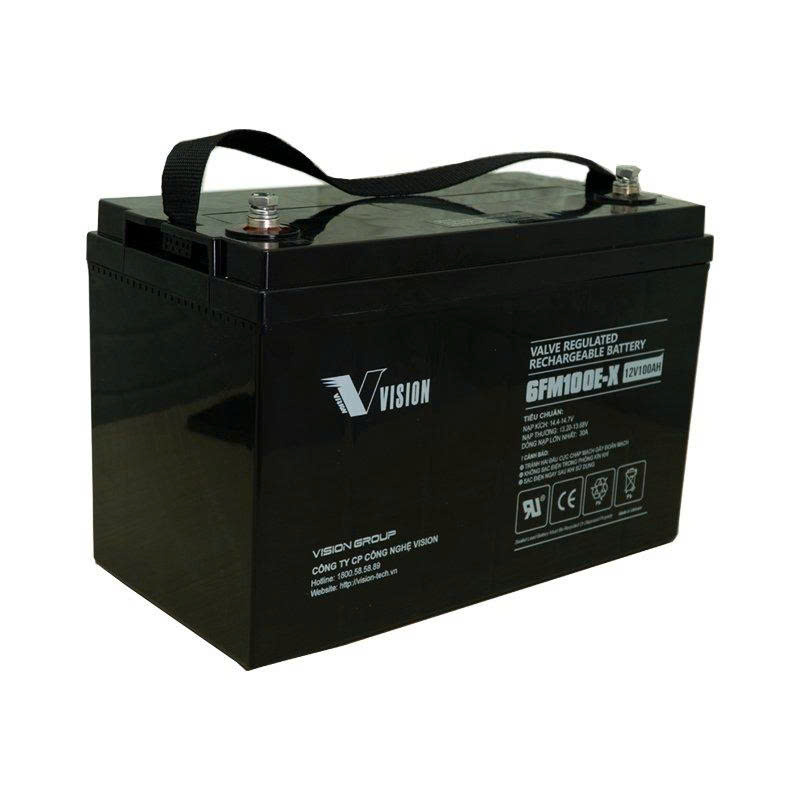 Bình ắc quy Vision 6FM100E-X 12V 100Ah