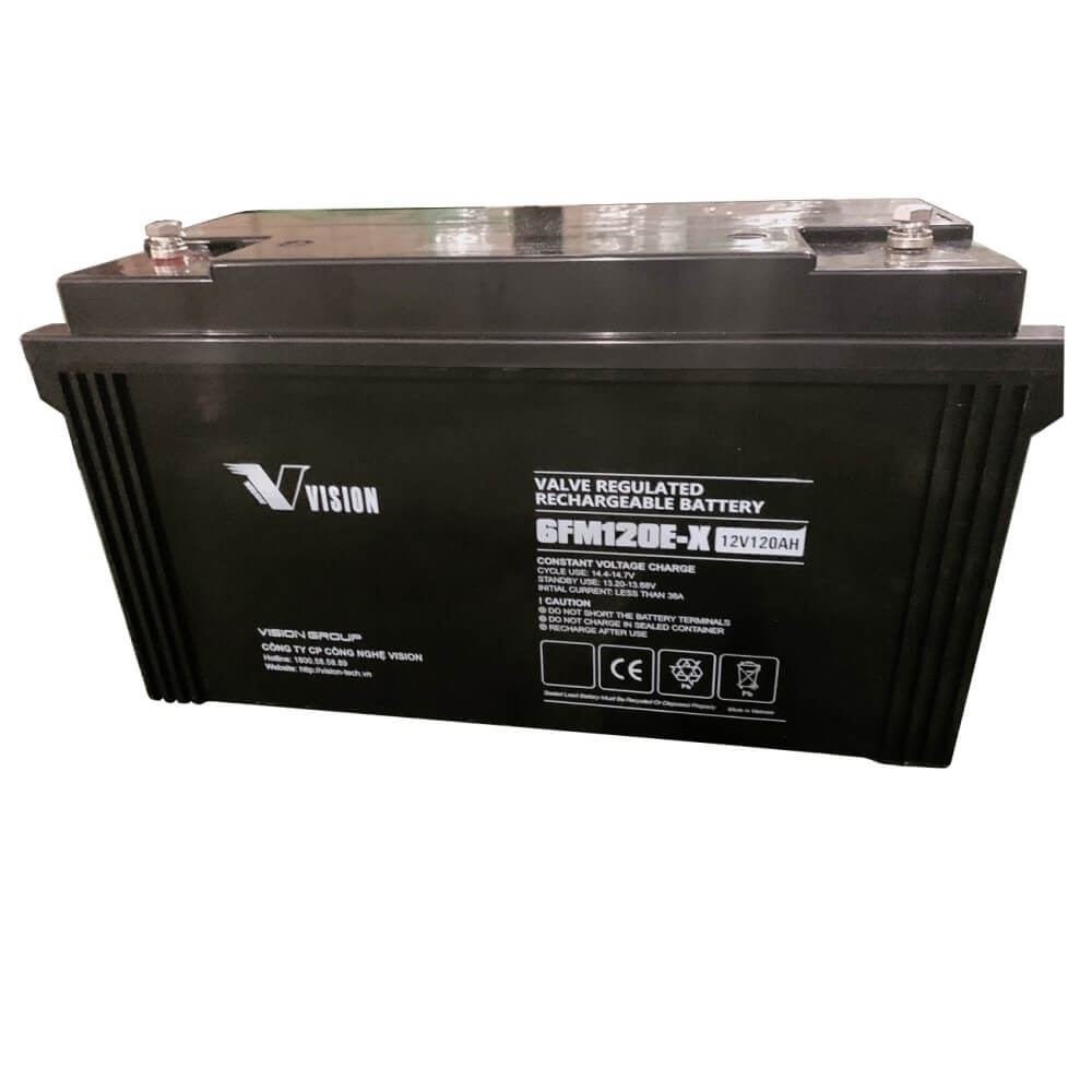 Bình ắc quy Vision 6FM120E-X 12V 120Ah