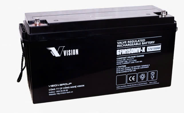 Bình ắc quy Vision 6FM150MV-X 12V 150Ah