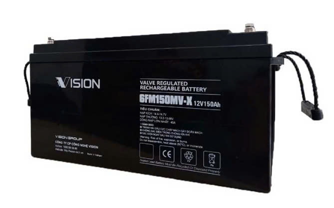 Bình ắc quy Vision 6FM150MV-X 12V 150Ah