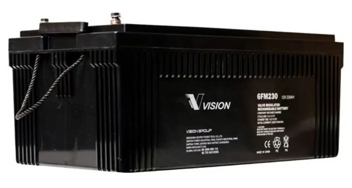 Bình ắc quy Vision 6FM230-X 12V 230Ah