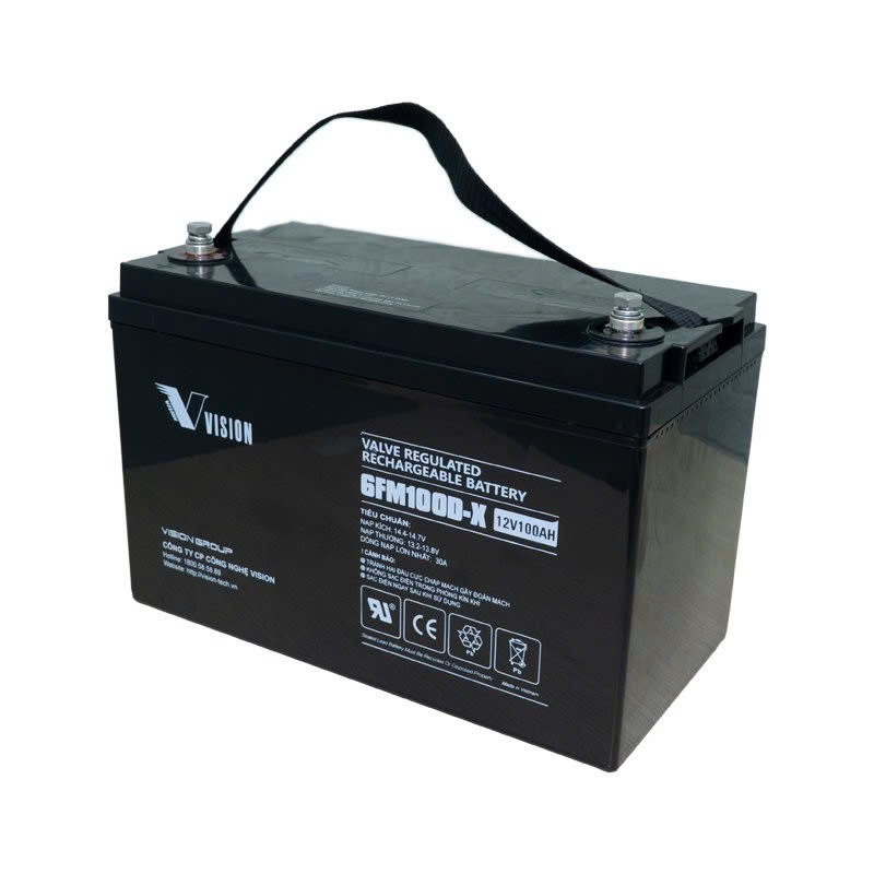 bình ắc quy Vision 6FM100D-X 12V 100Ah