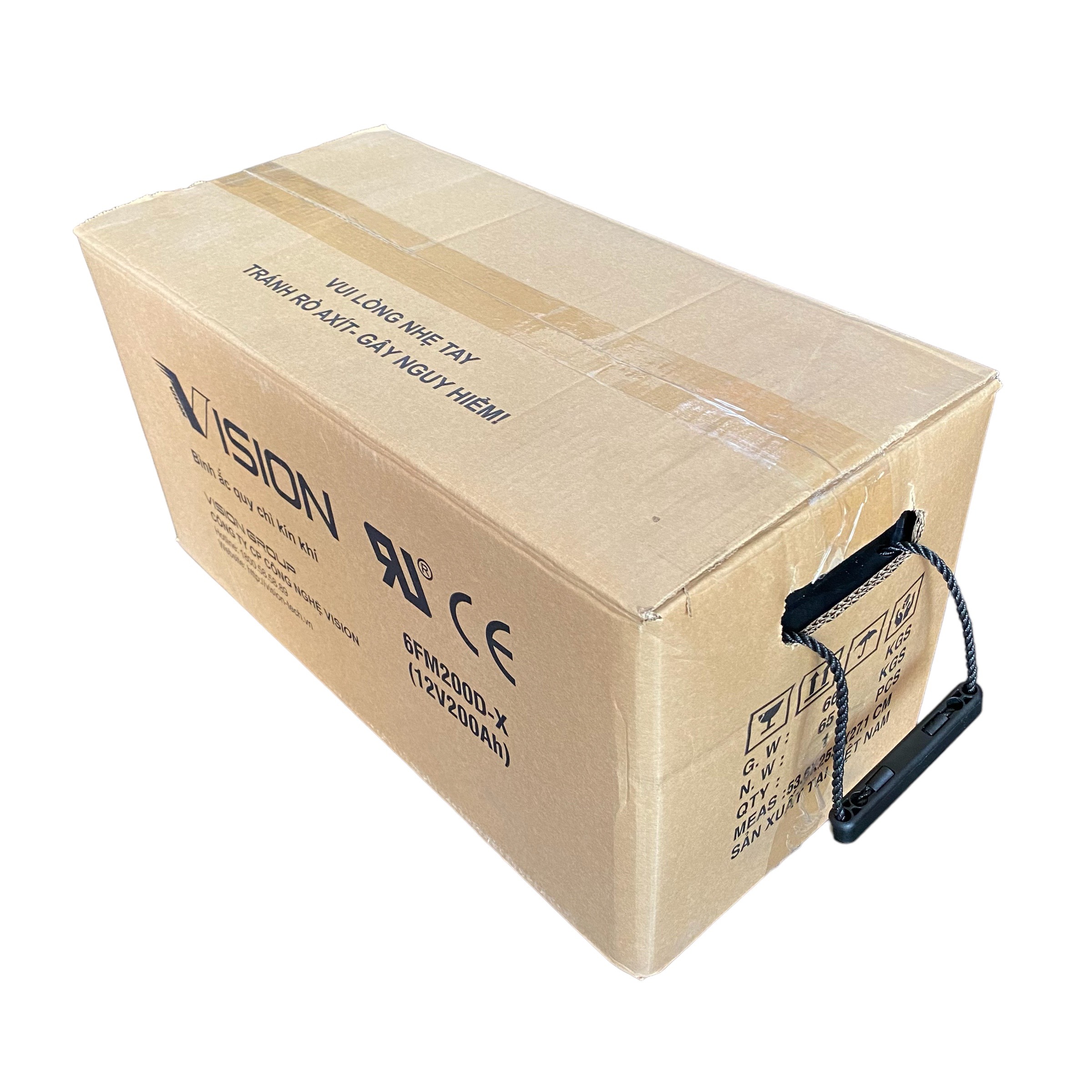 Bình ắc quy Vision 6FM200D-X 12V 200Ah