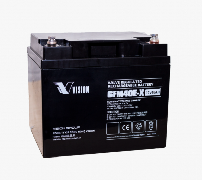 Bình ắc quy Vision 6FM40E-X 12V 40Ah
