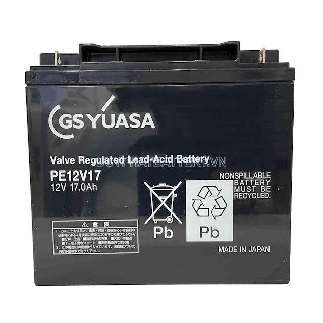 Bình ắc quy GS YUASA PE12V17 12V 17AH