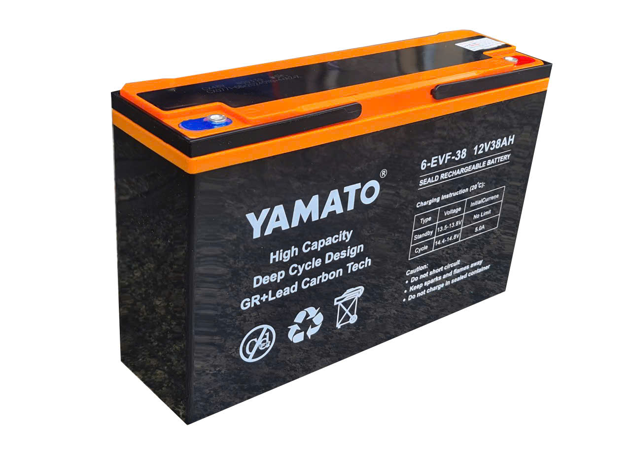Bình Ắc Quy Yamato 6-EVF-38 12v 38Ah