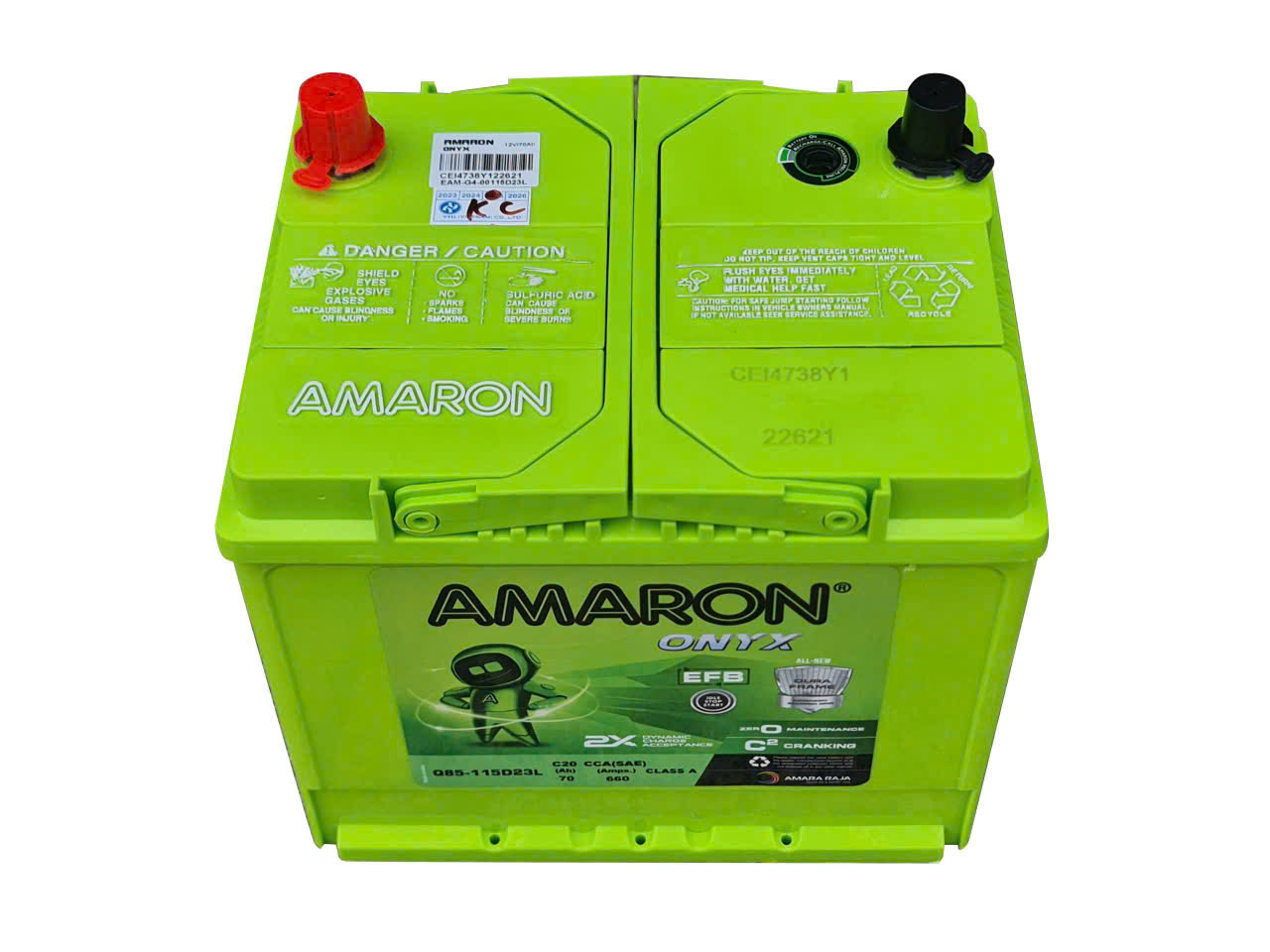 Ắc quy Amaron Q85115D23L 12V-70Ah CCA 660Ah 
