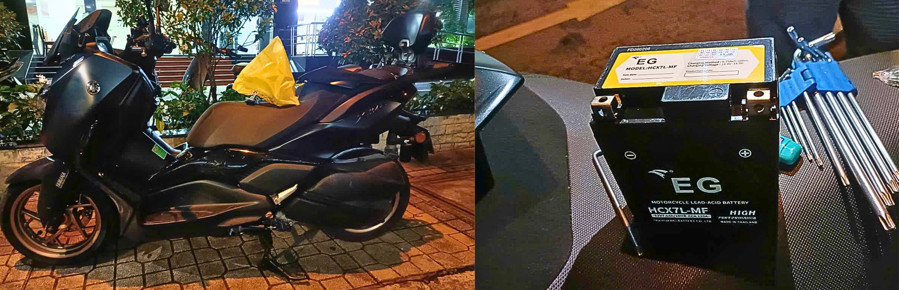 Ắc quy Duy Phát chuyên thay bình ắc quy chính hãng xe Yamaha Xmax tại TP HCM