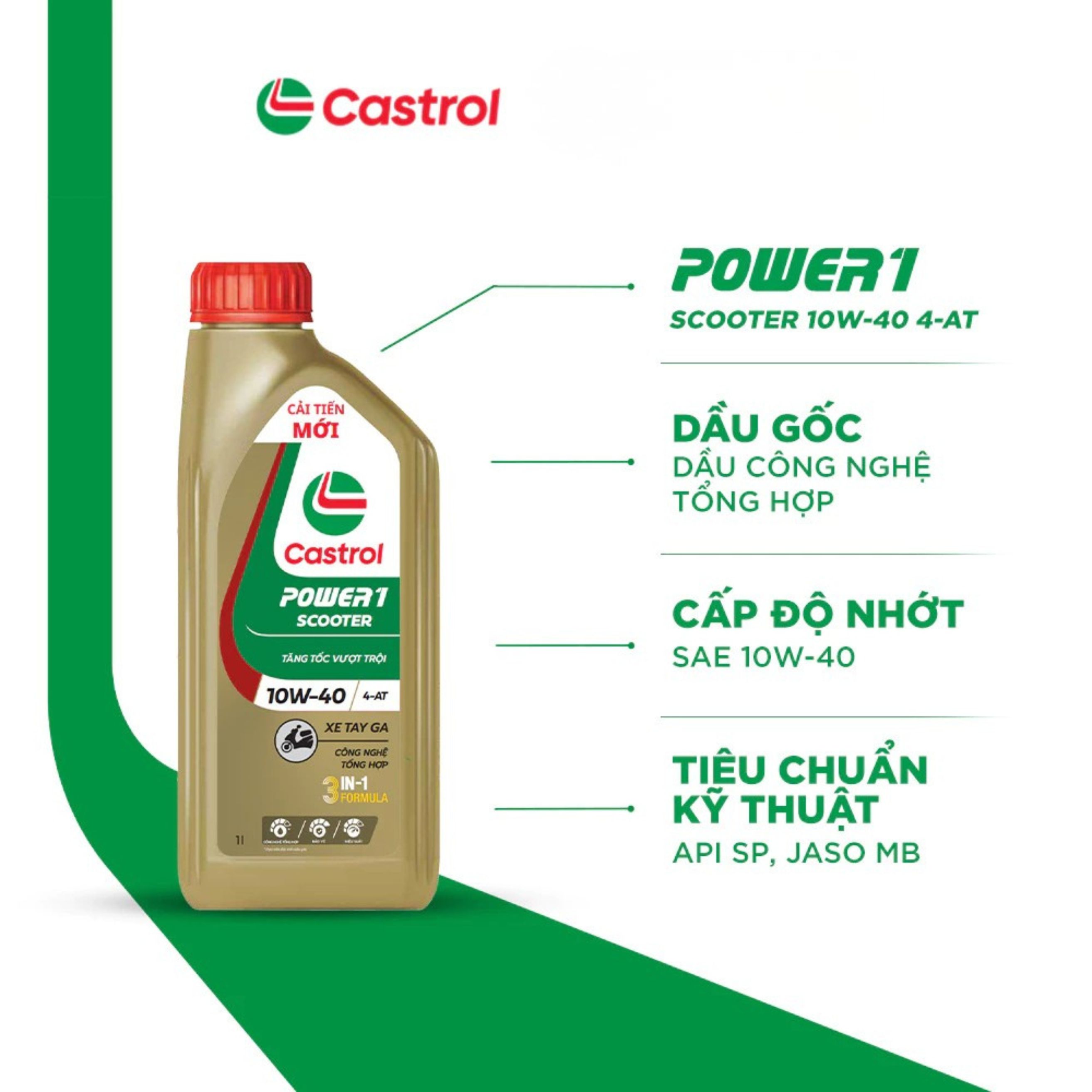 sản phẩm Castrol Power 1 chính hãng