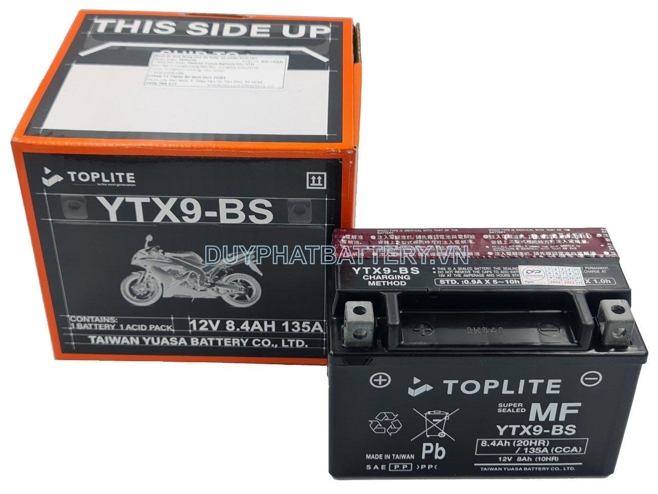 Bình ắc quy TOPLITE YTX9-BS