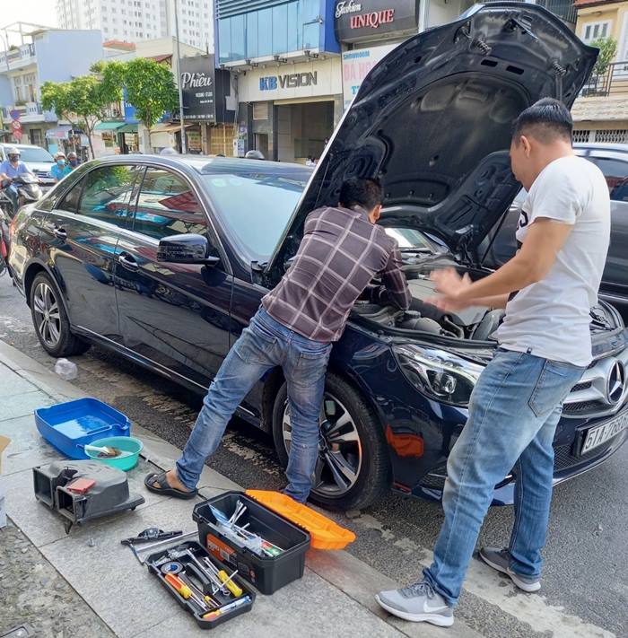 ắc quy phụ xe Mercedes