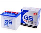 Ắc quy nước 55D23L GS 60Ah sản phẩm tiêu chuẩn do GS Việt Nam sản xuất.